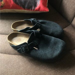 Birkenstock Boston Clogs - black size 7